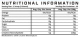 100% Pure CREATINE MONOHYDRATE 250g