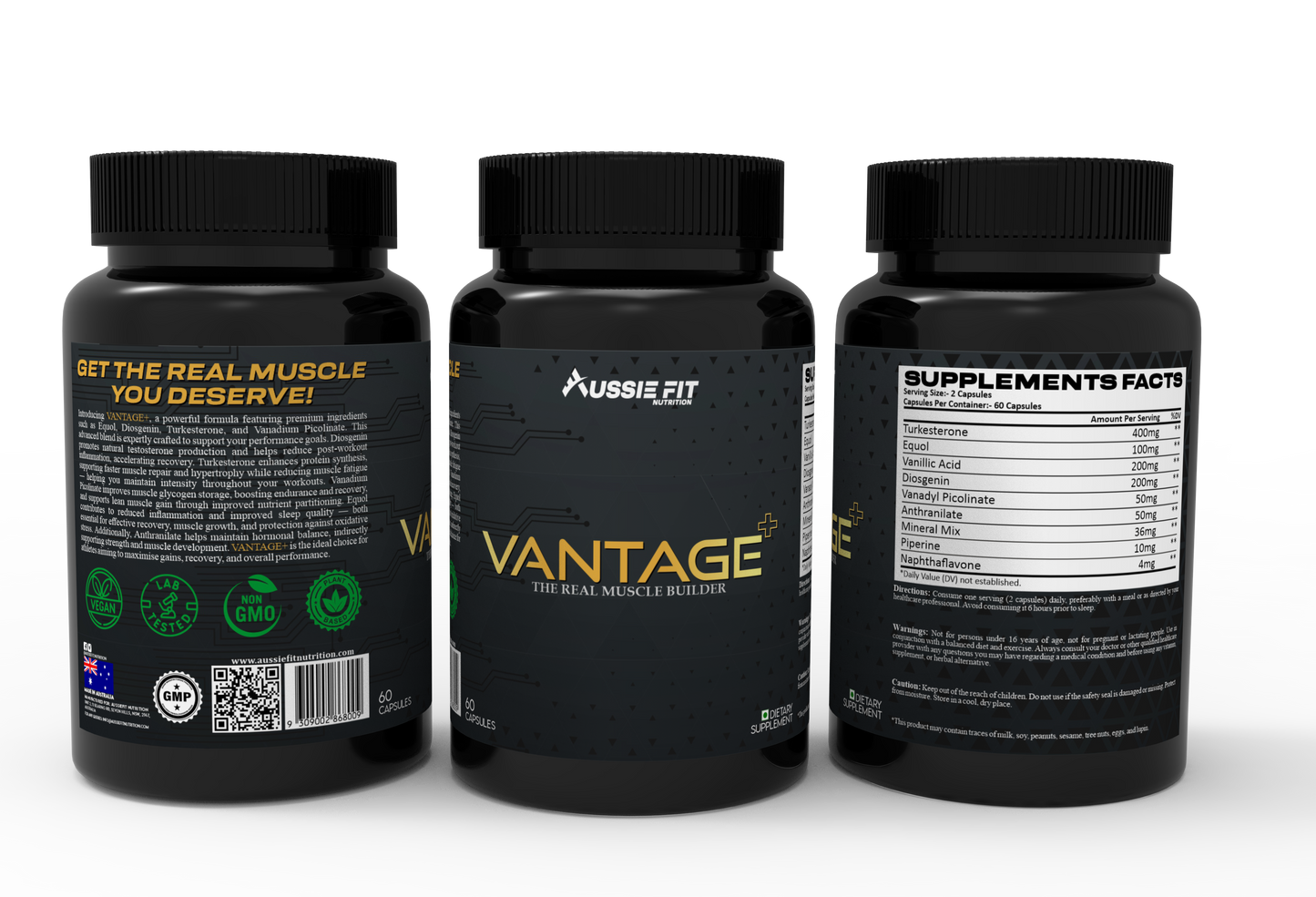 Combo - Vantage+ & Creatine Monohydrate & Revive+