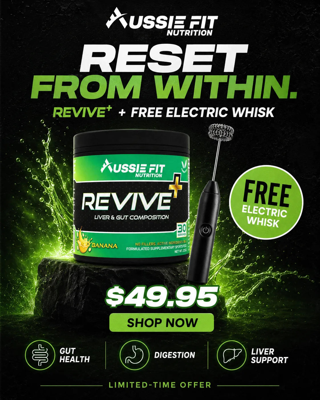 Revive+ + Free Electric Whisk - $49.95
